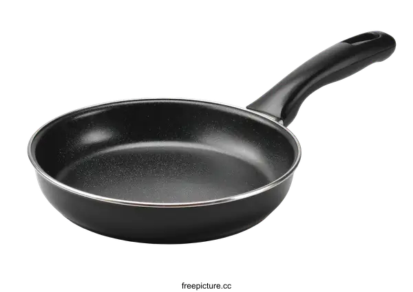 [Transparent Background PNG]Black Non-Stick Frying Pan Cooking Utensil