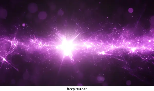 Abstract Purple Energy Burst Background Design