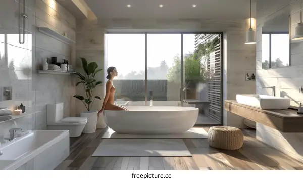 Modern Elegant Bathroom Interior Design