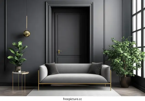 Modern Minimalist Living Room Interior Design