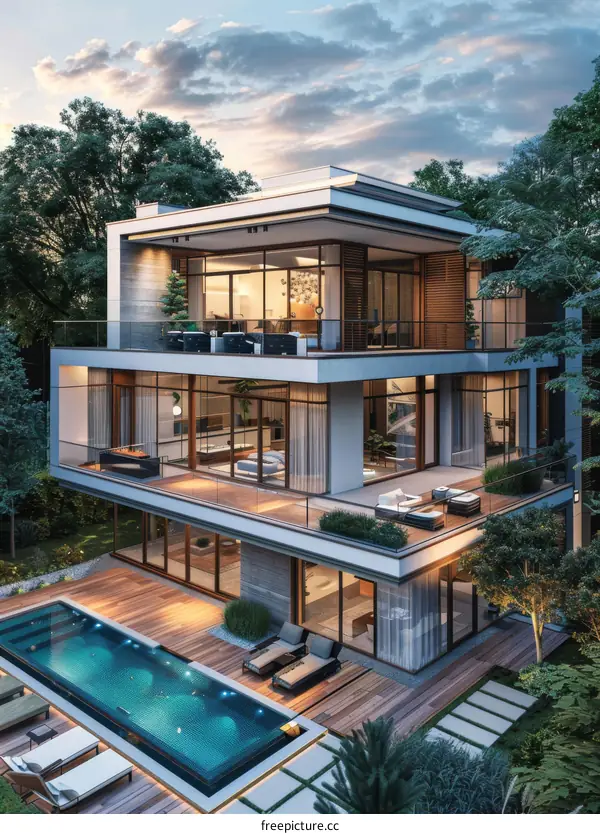 Modern Luxury Villa with Swimming Pool