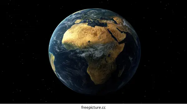 Earth From Space Vivid View