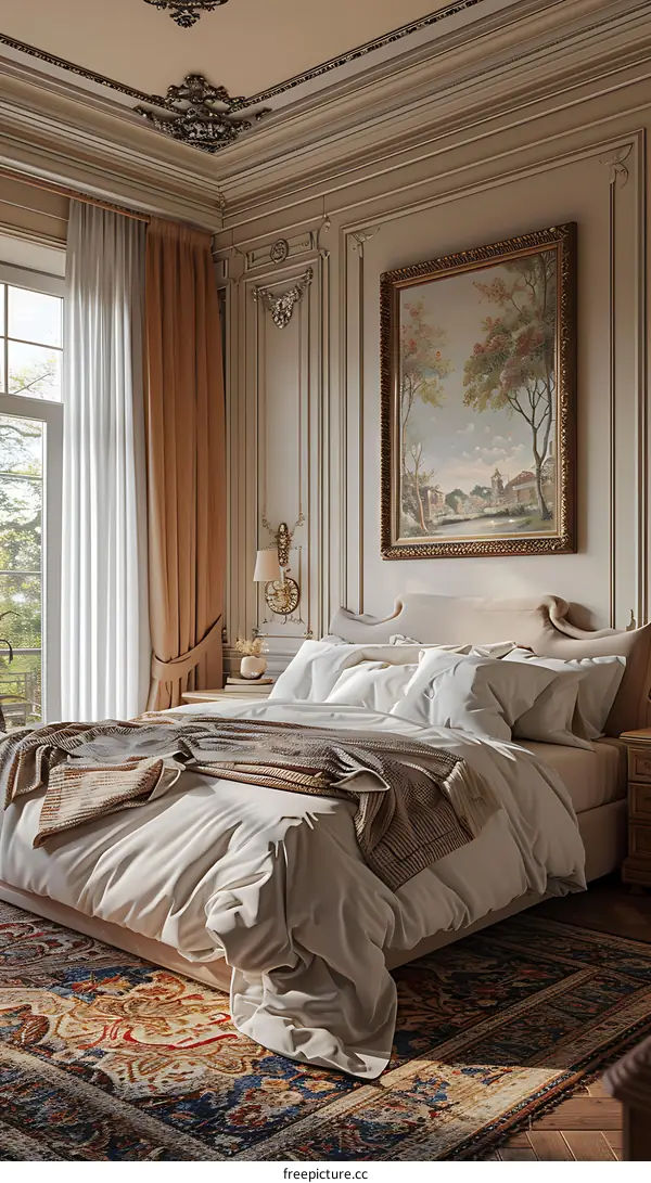 European-style bedroom
