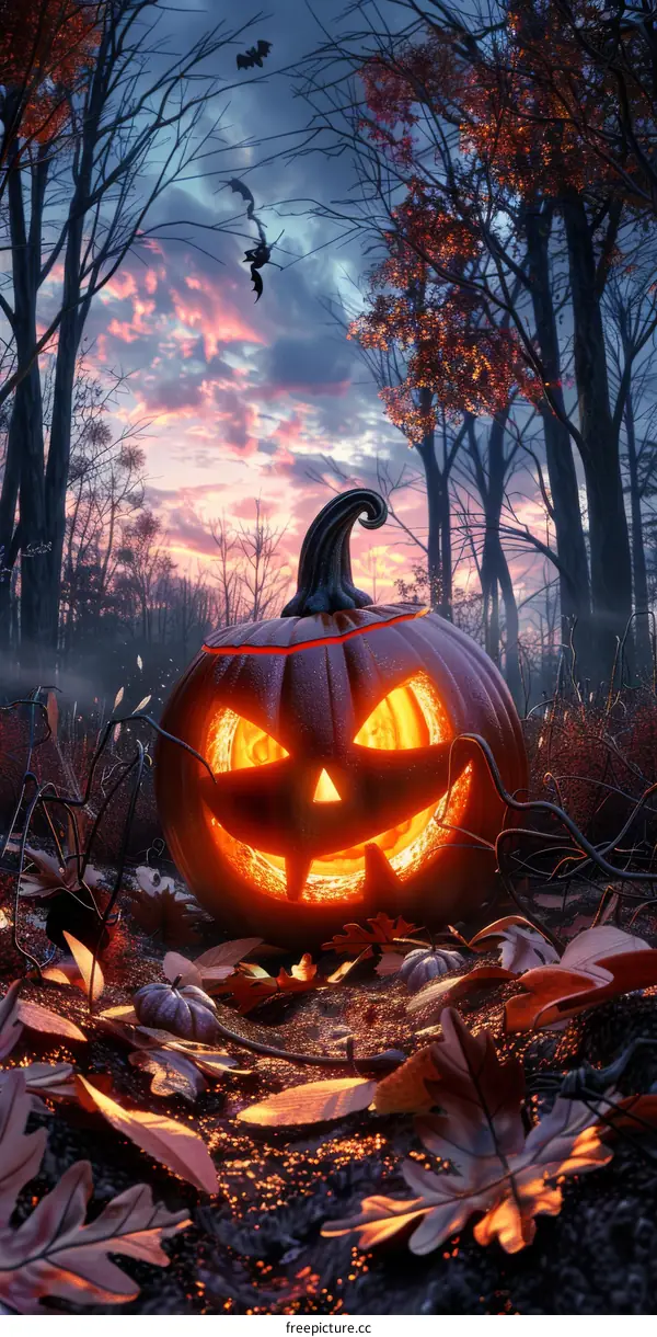 Spooky Halloween in the Forest