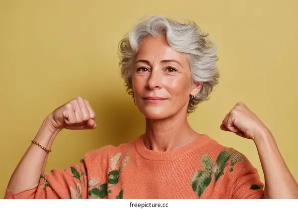 Strong and Confident Senior Woman Portrait