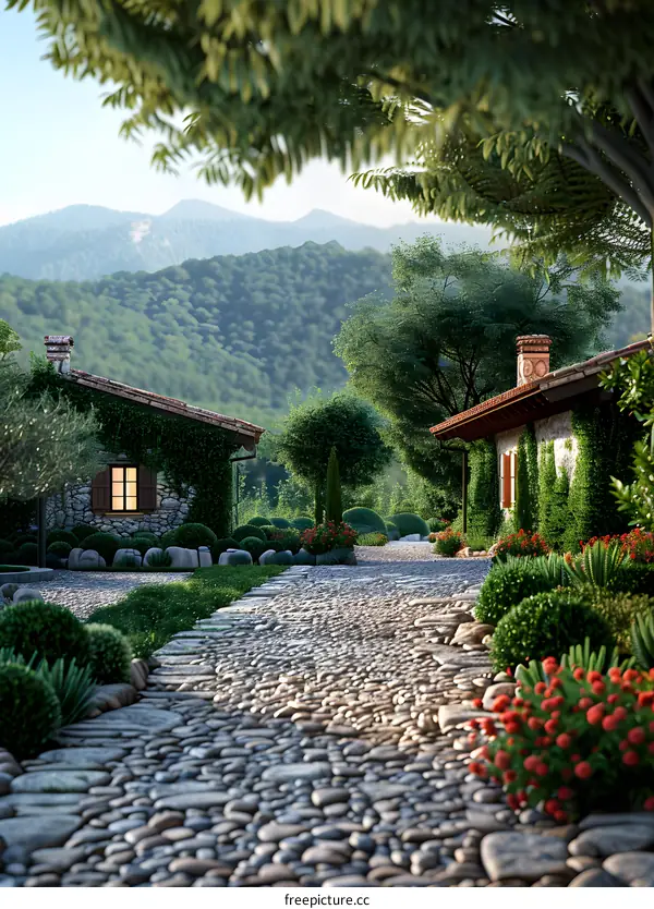 The beautiful scenery of Tuscany, Italy