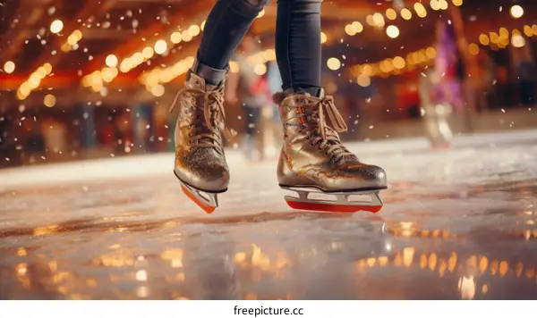 ice skating rink with people