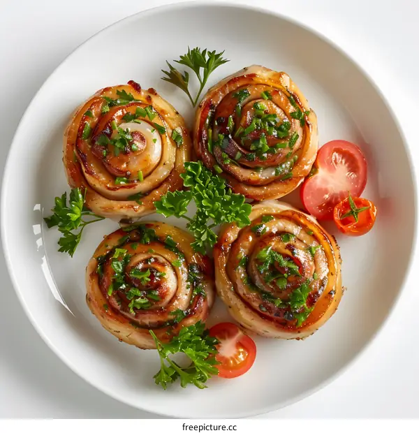 spiral-cut chicken breast