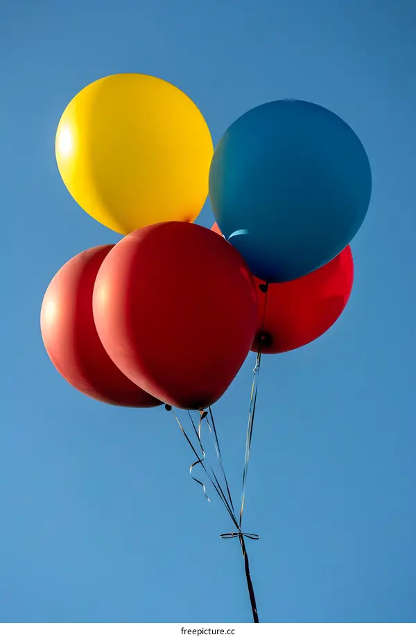 Four Balloons in the Sky