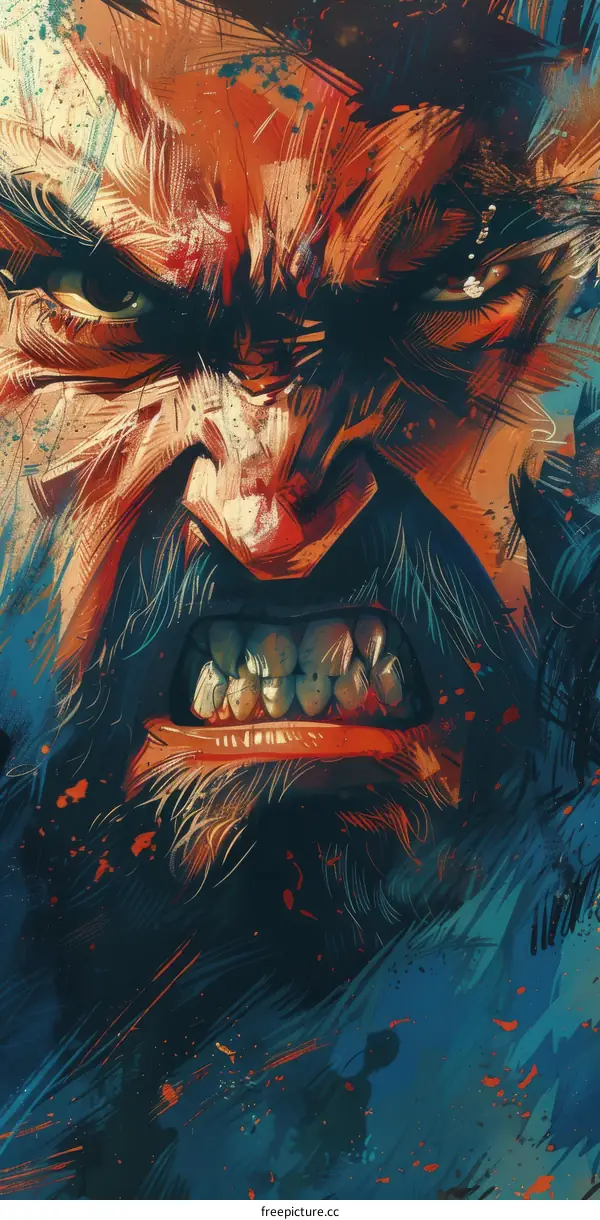 Wolverine angry face