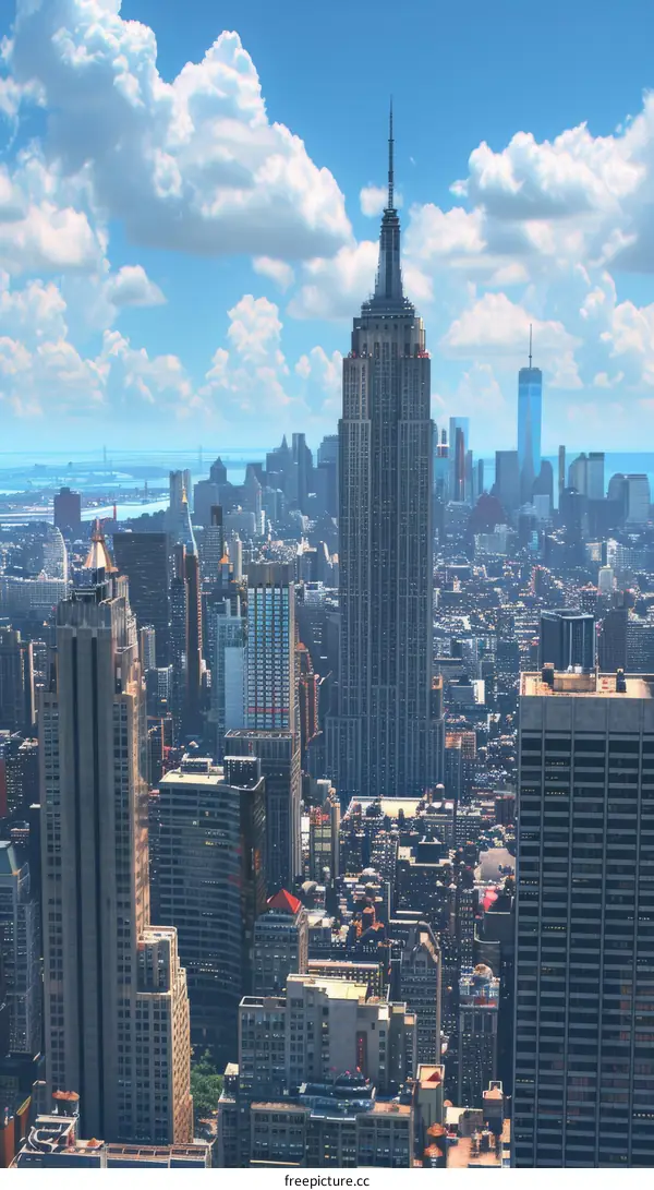 New York City Skyline with Empire State Building