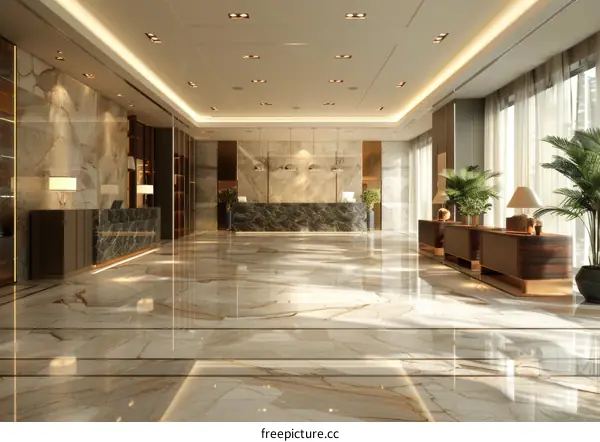 Luxury Hotel Lobby Interior Design