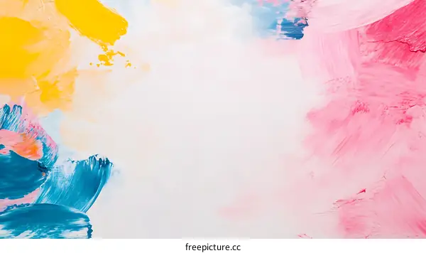 Abstract Background with Paint Strokes