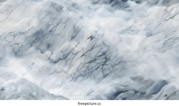 White marble texture with gray veins