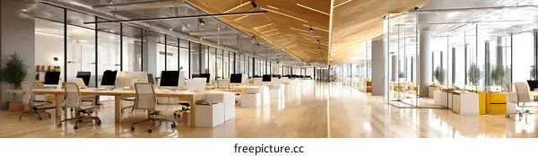 Modern Open-plan Office Space Design