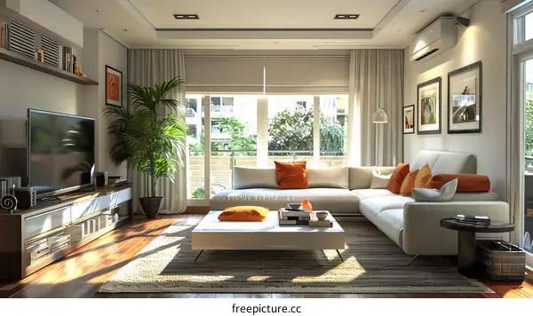 Living Room in Ikea Style