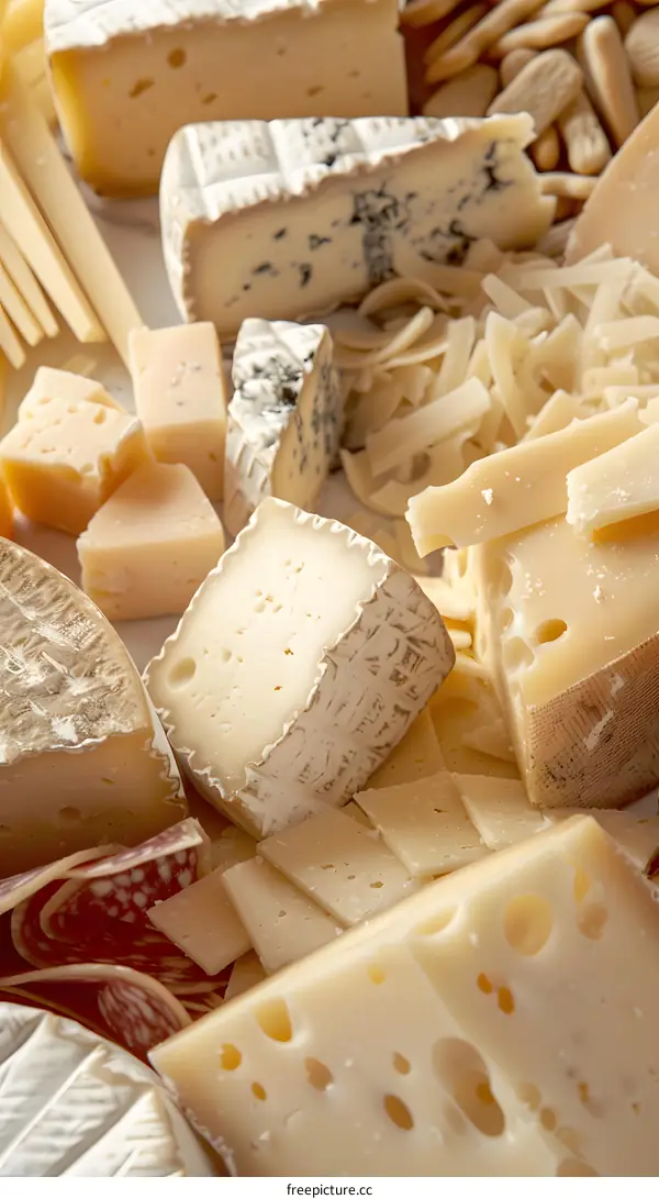 Assortment of Cheeses and Salami