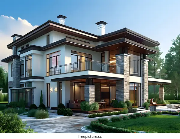 Modern style villa