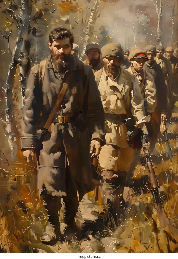 The Red Army soldiers in the Battle of Stalingrad