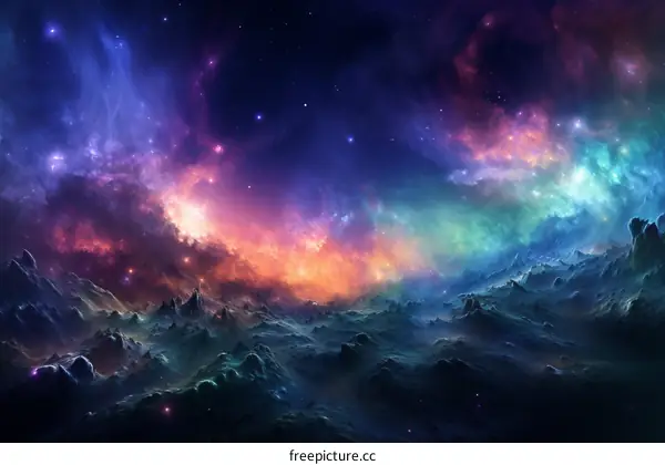 Ethereal Alien Landscape