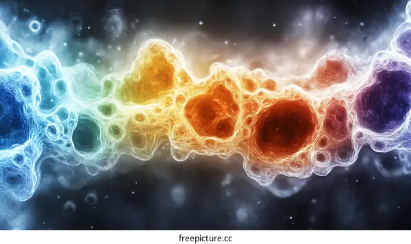 Abstract Colorful Cosmic Structure