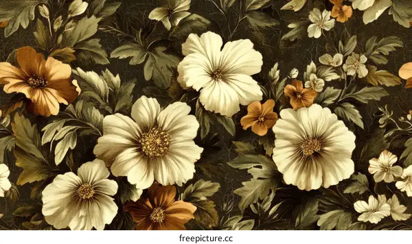 Vintage Floral Pattern Design