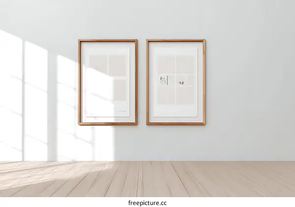 Contemporary Art Display in Modern Room
