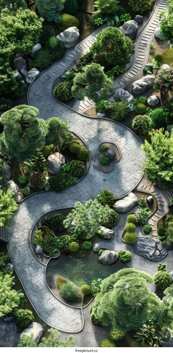 Elevated Serenity in a Zen Garden