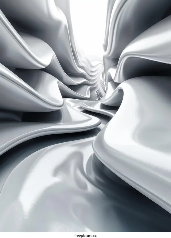 Curved Metallic Tunnel