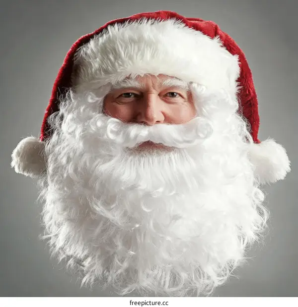 Santa Claus Portrait Close Up