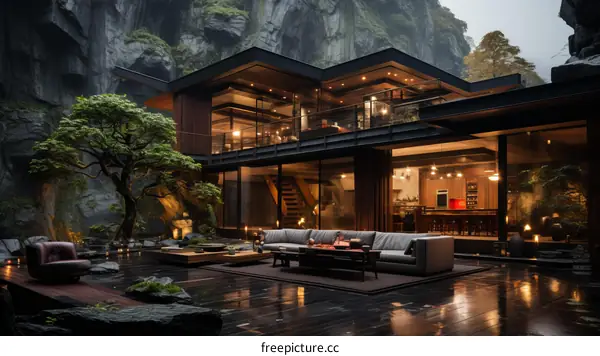 Nature-Infused Modern Home