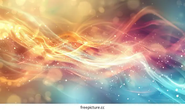 Abstract Multicolor Light Curves and Particles Background