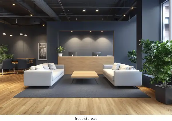 Modern Office Lobby Interior Design