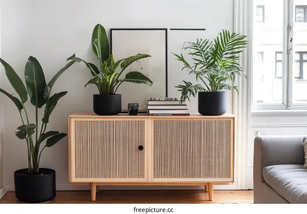 Modern Home Decor with Greenery