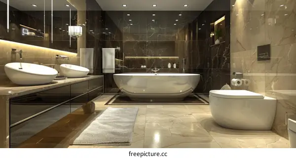 Luxury Modern Bathroom Interior Design
