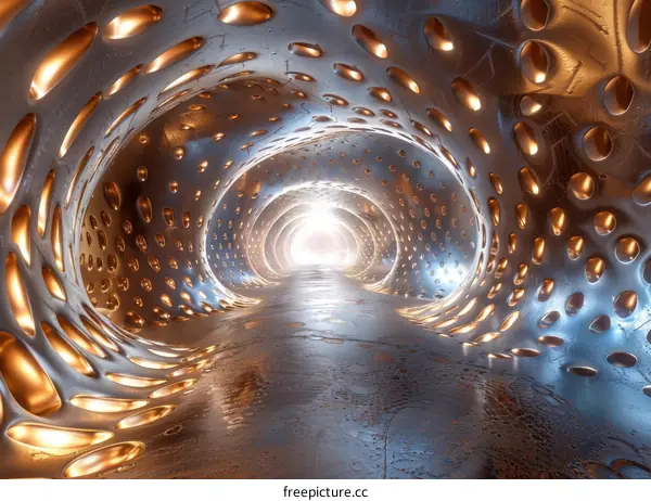 Glowing Future Tunnel