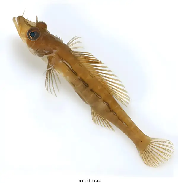 Small Fish on White Background