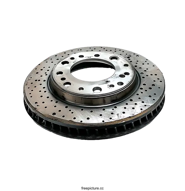 [Transparent Background PNG]Car Brake Disc for Maintenance