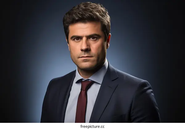 Headshot of a man in a suit and tie