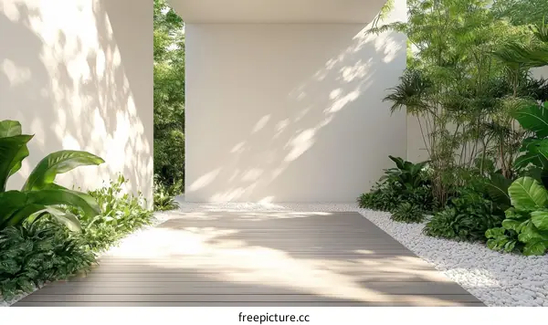 Modern Minimalist Outdoor Patio Design