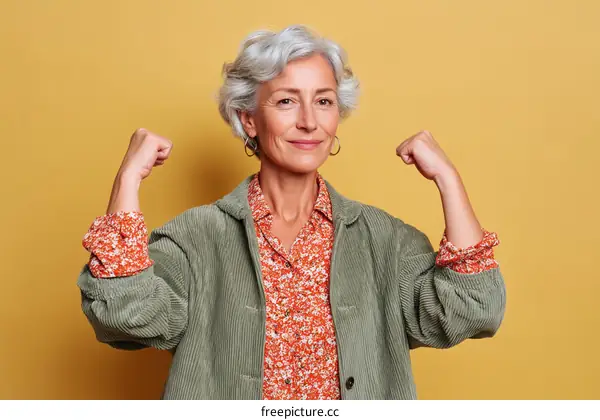 Powerful Senior Woman Portrait