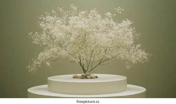 Minimalist Floral Arrangement Display