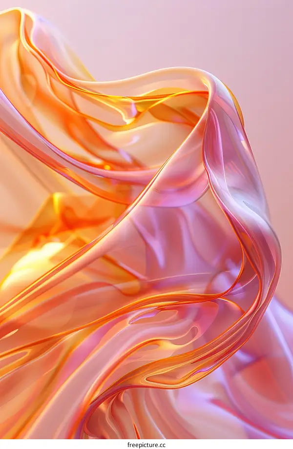 Abstract Colorful Wave Background