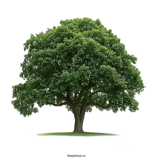 [Transparent Background PNG]Green Tree Isolated on transparent background
