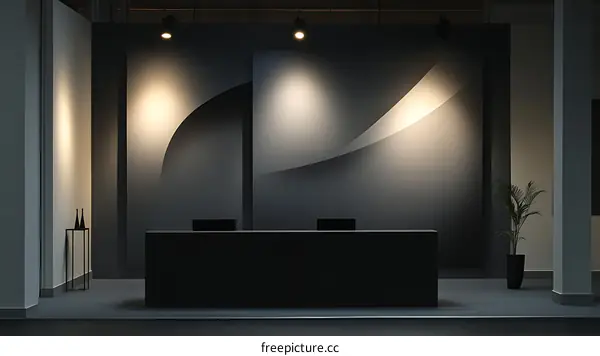 Modern Minimalist Reception Area Design