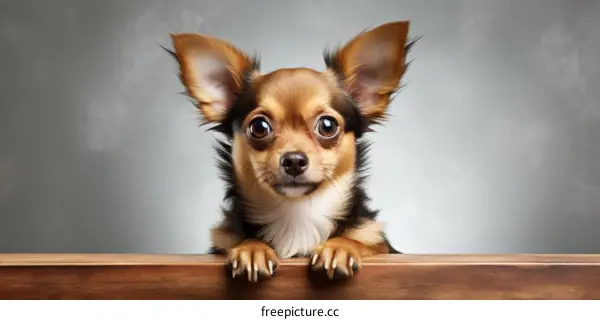 Adorable Chihuahua Dog Staring at Camera