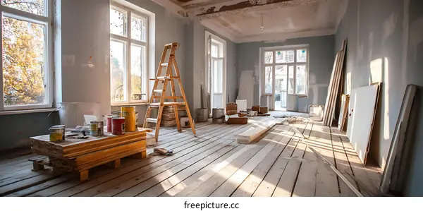 Renovation in Progress Interior Room