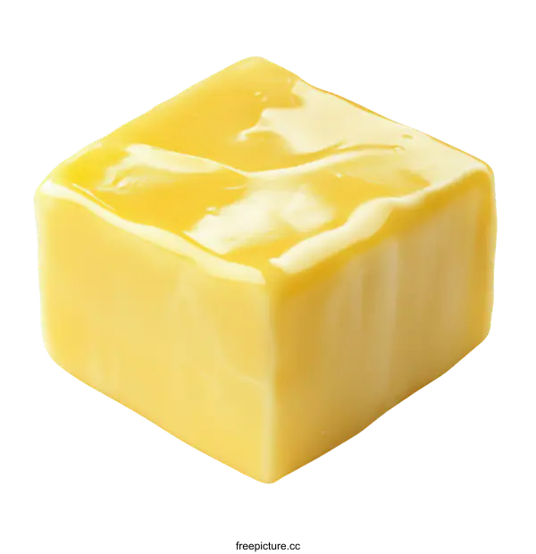 [Transparent Background PNG]Close-up of a Single Square Candy