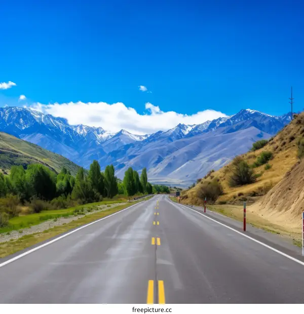 Road through the mountains