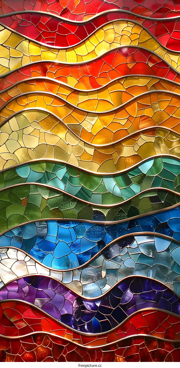 colorful stained glass window